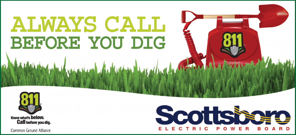 Be Safe! Always call 811 to make sure you won't hit buried lines.
